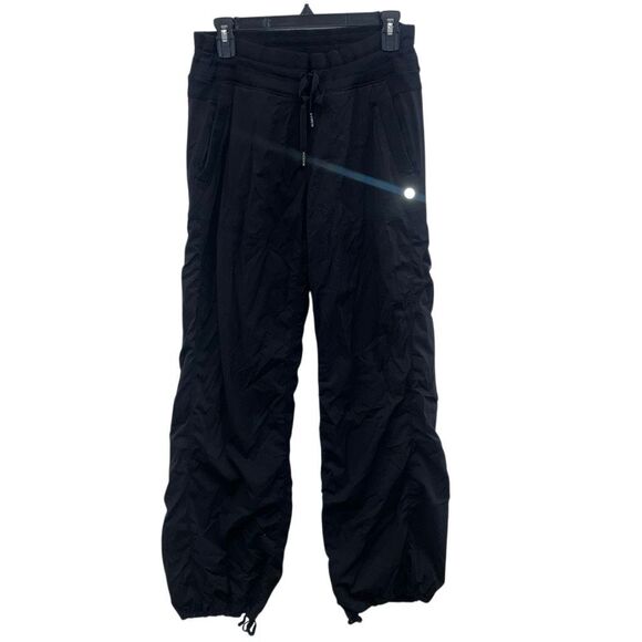 Lululemon fleece lined dance studio black joggers size 10 Gorpcore Baggy #722 - Picture 1 of 9